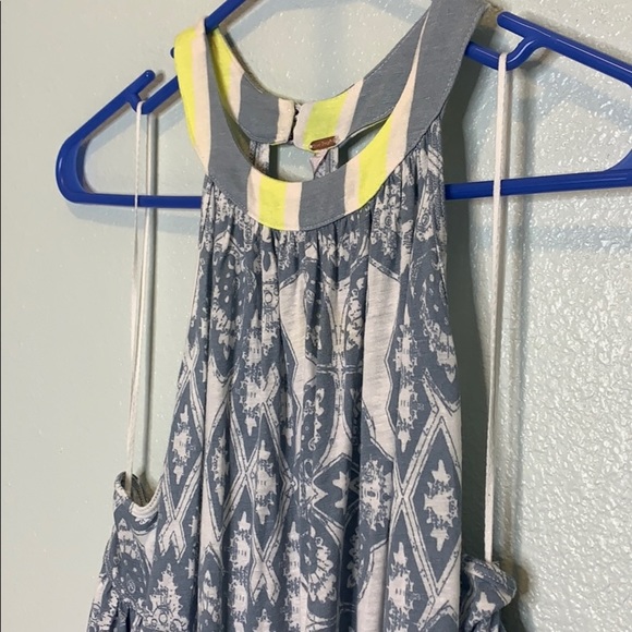 Free People Mimi Ivory tunic flowy top NWT - Picture 3 of 9